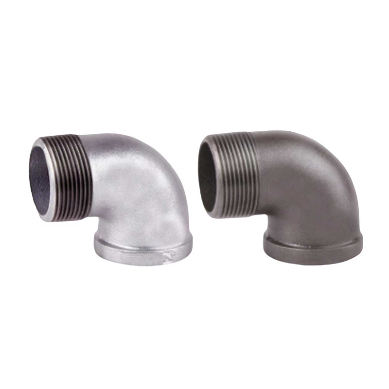 92Malleable Iron Pipe Fitting 90-Degree Elbow with Male and Female Threads / Malleable Iron Pipe Fitting 90-Degree Elbow with Double Male Threads